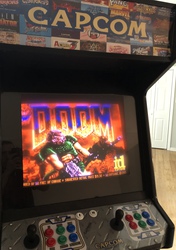 Doom running on arcade hardware
